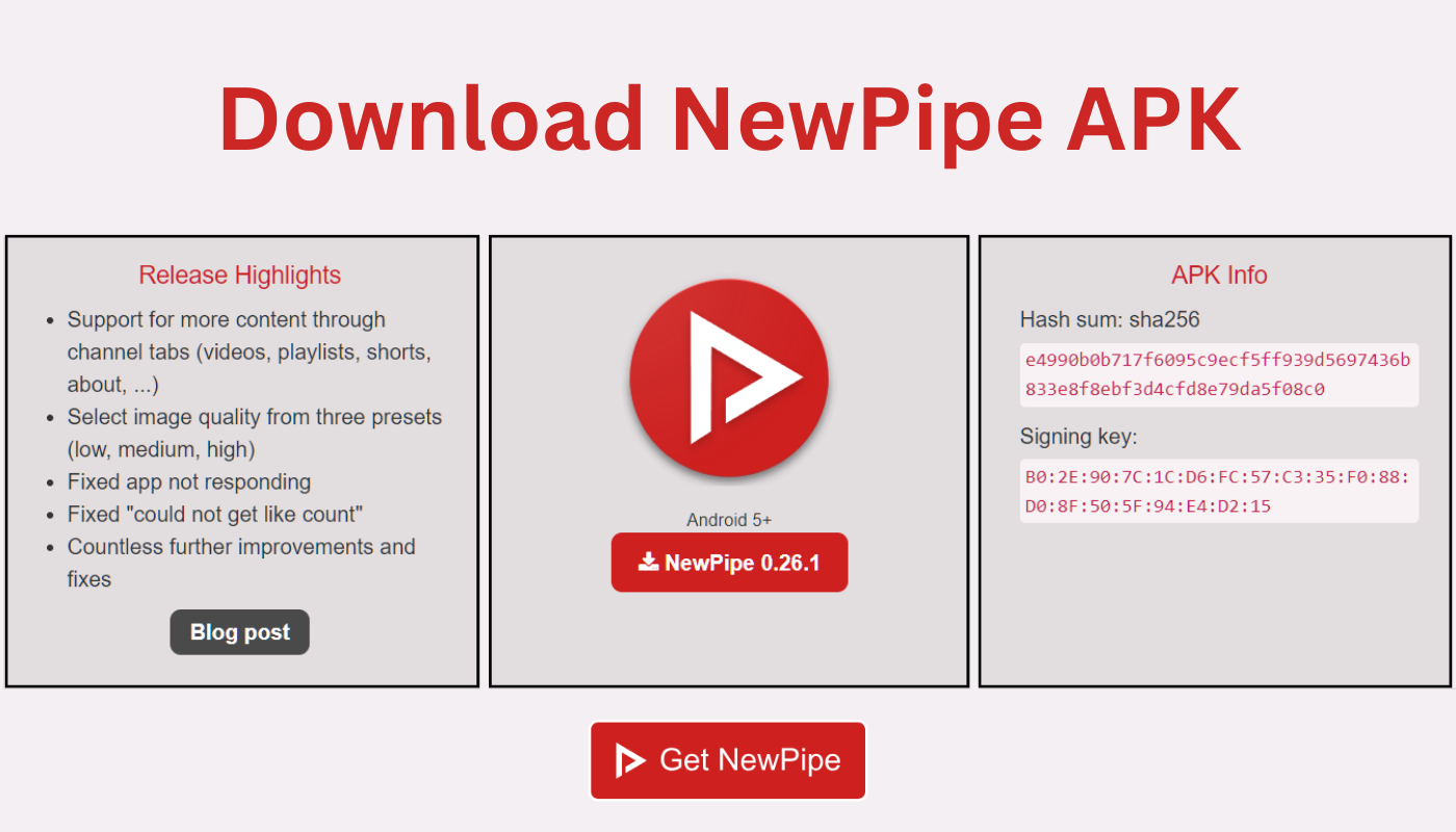 Download NewPipe APK for Android