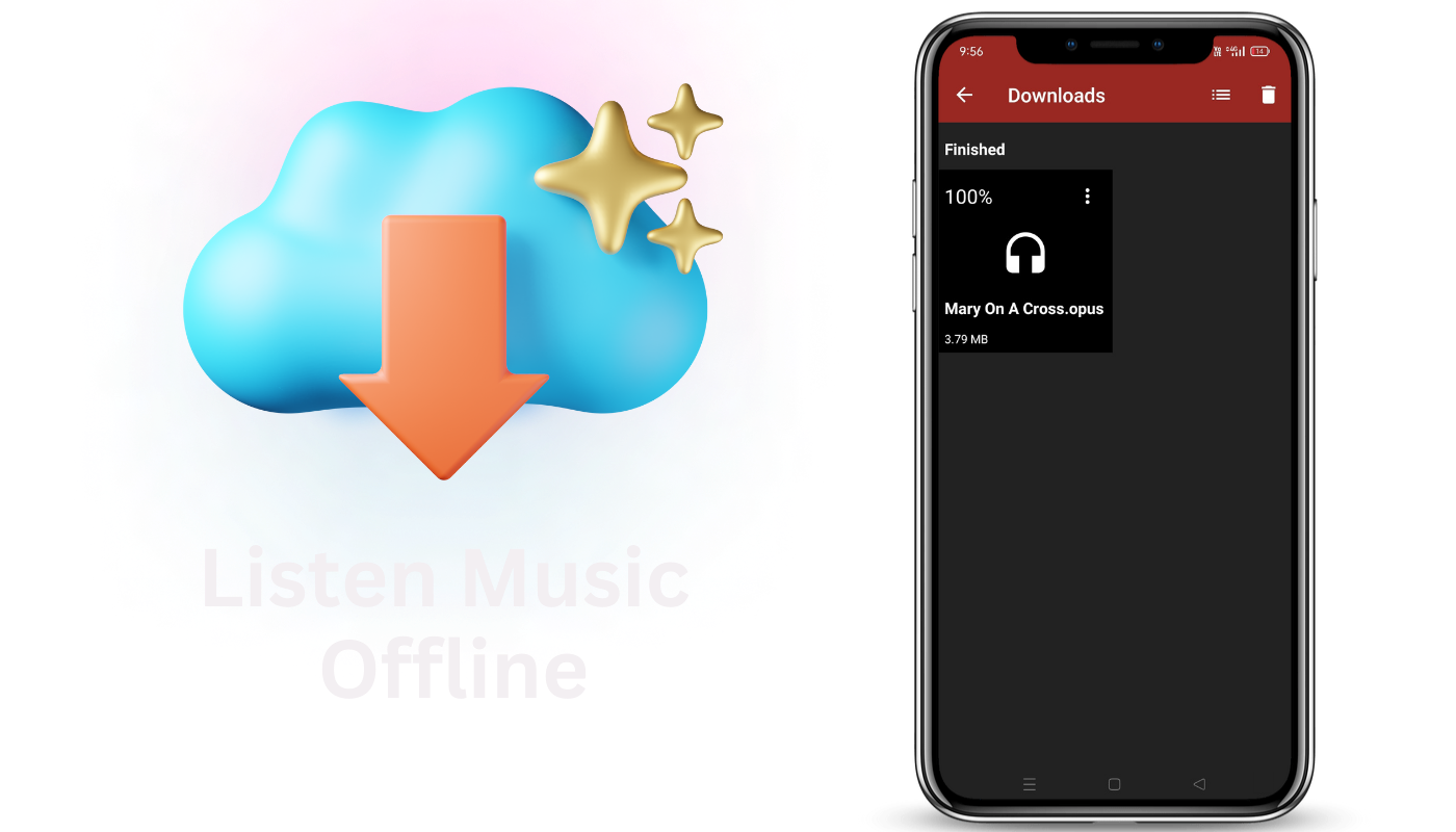 Download Songs and Listen Offline
